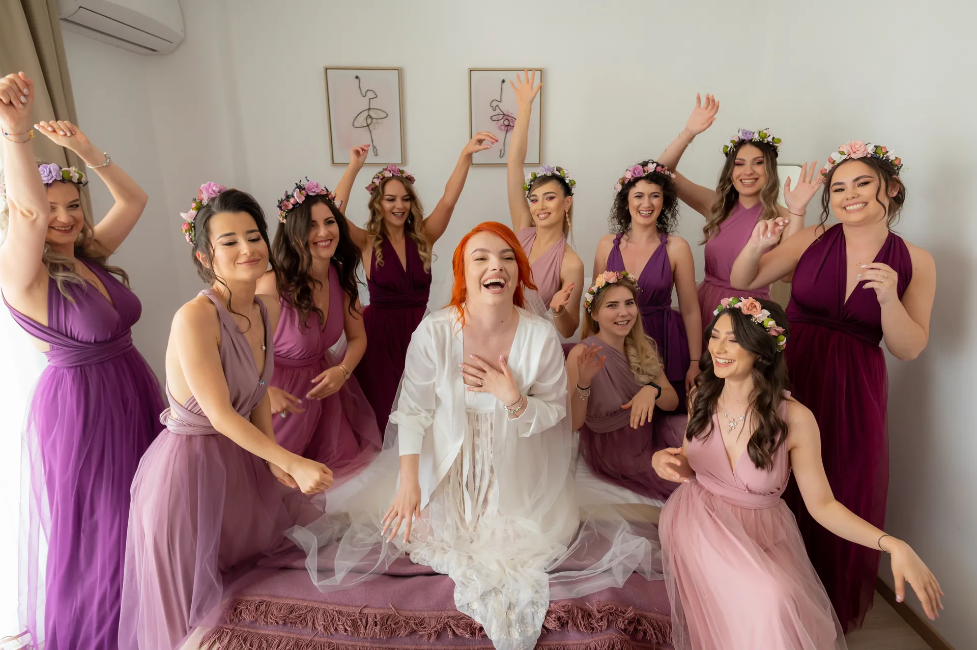 Flavia & Cipri — nunta wonderland cluj flavia cipri mireasa domnisoare onoare bucurie — fotograf nuntă