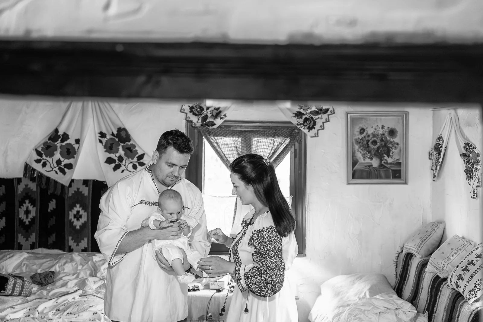 Botezul lui Iancu — botez traditional breb maramures — fotograf botez