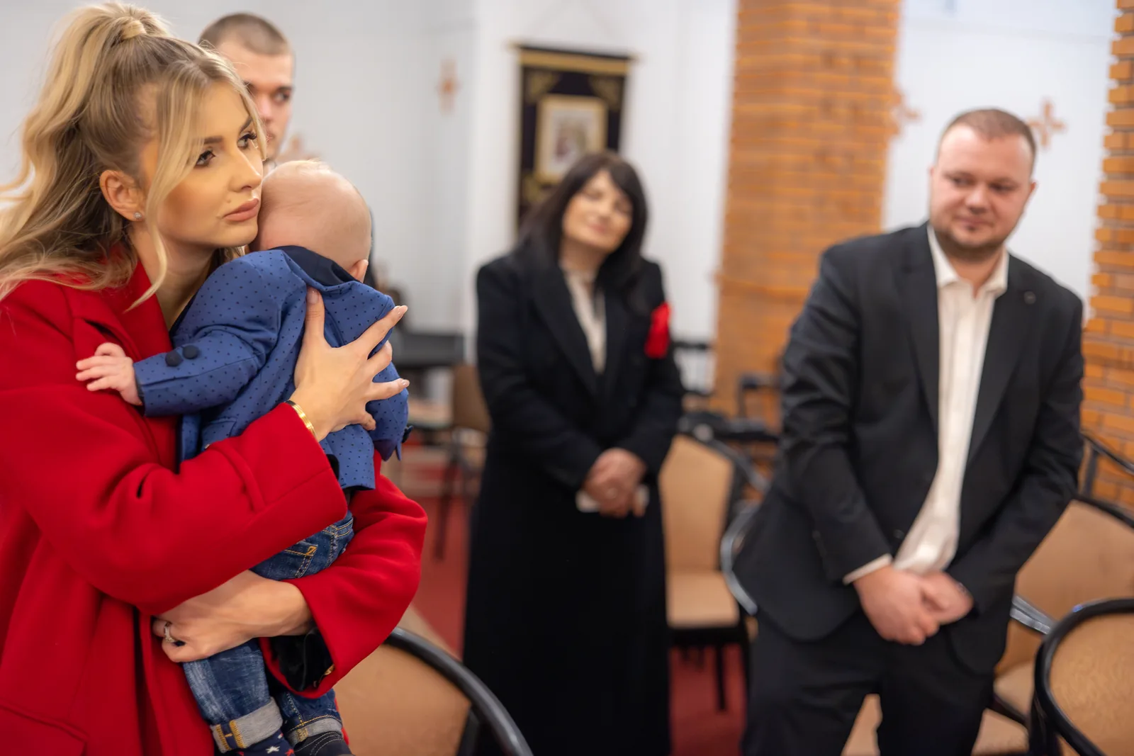 Botezul lui Mark — botez vibre ce lavie cluj nasa rosie mark adormit umar — fotograf botez